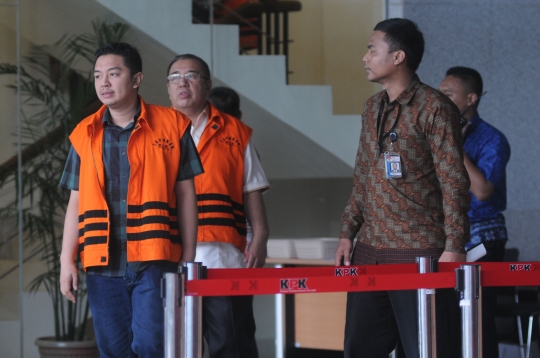 Wali Kota Kendari dan Cagub Sultra usai jalani pemeriksaan lanjutan