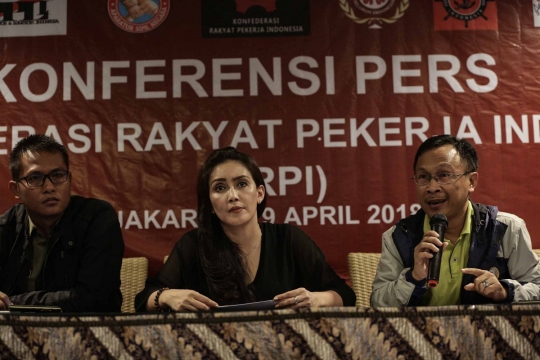 Rieke Diah Pitaloka pimpin persiapan May Day 2018