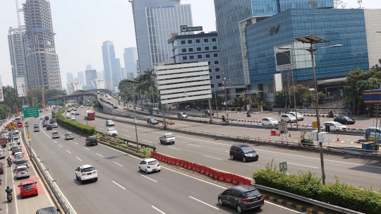 Hari Buruh, lalin tol Ibu Kota lebih lengang