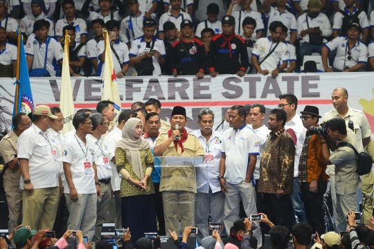 Prabowo buat kontrak politik dengan buruh di May Day 2018