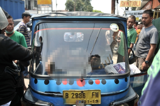 Sopir bajaj tewas hebohkan warga Utan Kayu