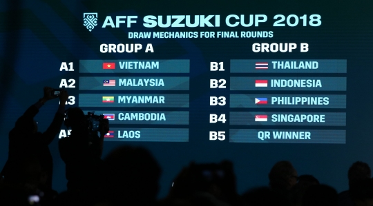 Ini hasil undian Piala AFF 2018