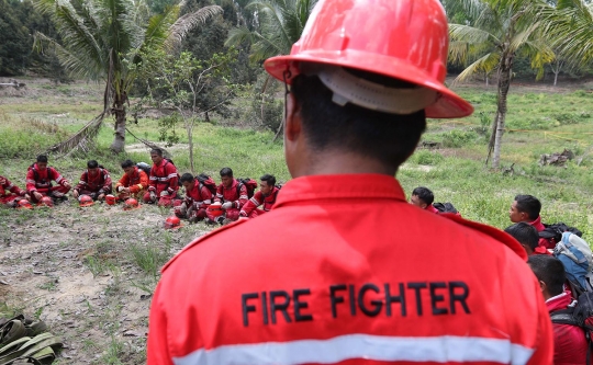 Melihat simulasi penanganan kebakaran hutan jelang Asean Games 2018