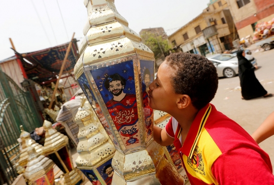 Wajah Mohamed Salah hiasi pernak-pernik Ramadan di Mesir