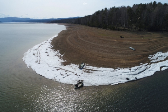 Yenisei, sungai beku terpanjang ke-5 dunia mencair