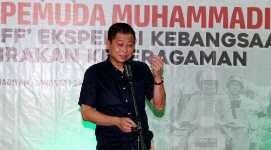 Naik Vespa, Ketua MPR dan Menteri ESDM hadiri Milad Pemuda Muhammadiyah