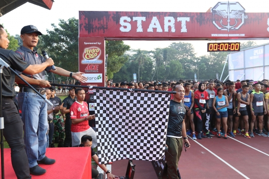 Wadanjen Kopassus lepas Komando Warriors di Cijantung