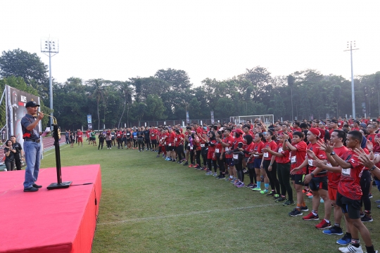 Wadanjen Kopassus lepas Komando Warriors di Cijantung