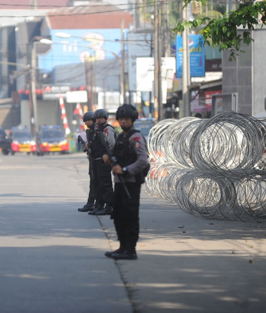 Ketatnya penjagaan Mako Brimob pascabentrok napi teroris dan polisi