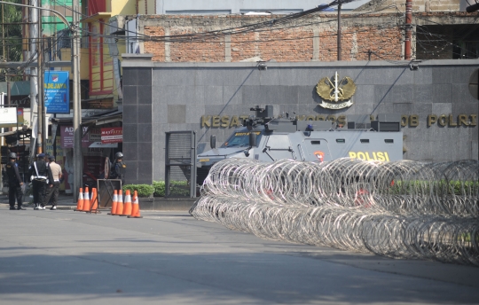 Ketatnya penjagaan Mako Brimob pascabentrok napi teroris dan polisi