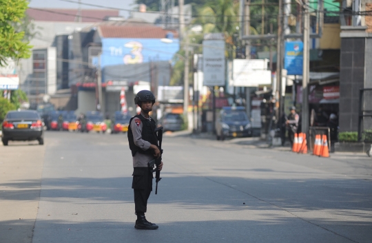 Ketatnya penjagaan Mako Brimob pascabentrok napi teroris dan polisi