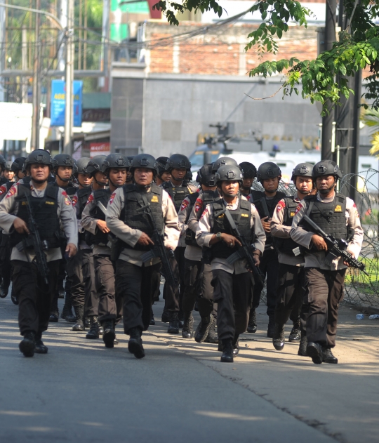 Ketatnya penjagaan Mako Brimob pascabentrok napi teroris dan polisi