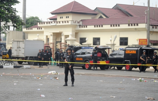 Begini situasi Mako Brimob pascaoperasi pembebasan sandera