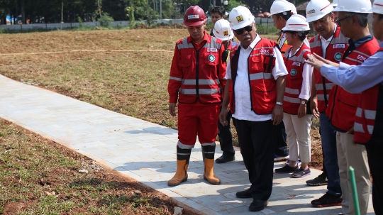 Menteri PUPR tinjau kesiapan fasilitas GBK untuk Asian Games