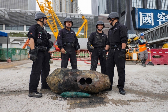 Temukan bom PD II, Hongkong evakuasi ribuan warga