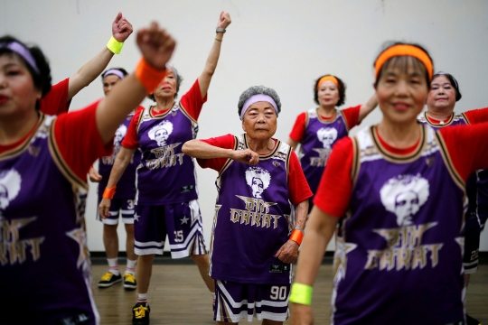 Melihat aksi grup hip-hop lansia di Taiwan