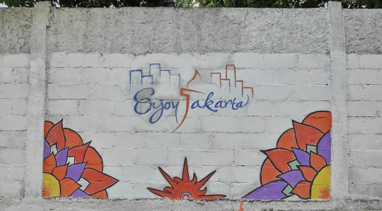 Warna-warni mural Asian Games 2018 di Jati Padang