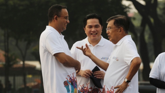 Jusuf Kalla lepas Parade Asian Games 2018 di Monas