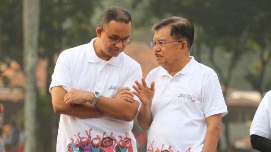 Jusuf Kalla lepas Parade Asian Games 2018 di Monas