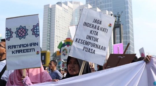 Aksi remaja sambut bulan suci Ramadan di CFD
