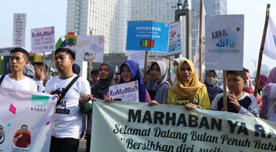 Aksi remaja sambut bulan suci Ramadan di CFD