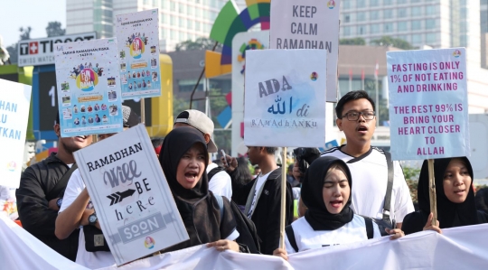 Aksi remaja sambut bulan suci Ramadan di CFD