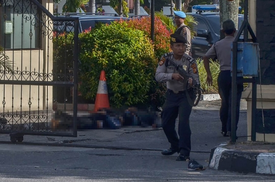 Momen mencekam saat Mapolda Riau diserang teroris