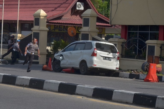 Momen mencekam saat Mapolda Riau diserang teroris