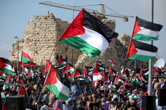 Aksi bela Palestina di berbagai negara