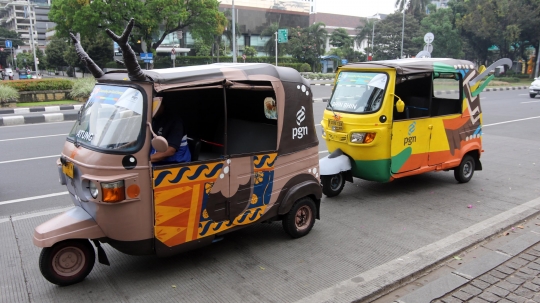 Uniknya bajaj bermotif maskot Asian Games 2018