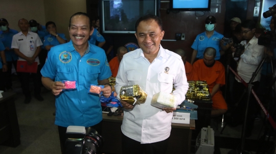 BNN rilis barang bukti narkoba jaringan Aceh dan Pekanbaru