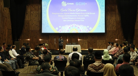 Pererat silaturahmi, SCM dan Emtek Group buka puasa bersama otoritas penyiaran