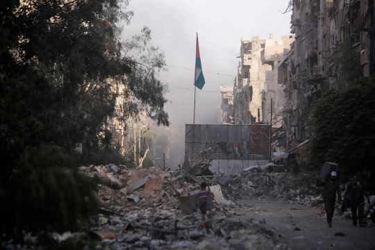 Setelah 7 tahun perang, tentara Suriah akhirnya kuasai Damaskus