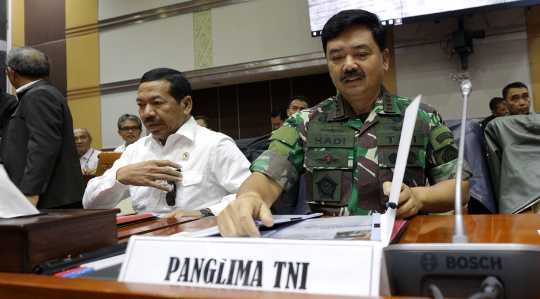 Panglima TNI dan Komisi I DPR rapat bahas Koopssusgab