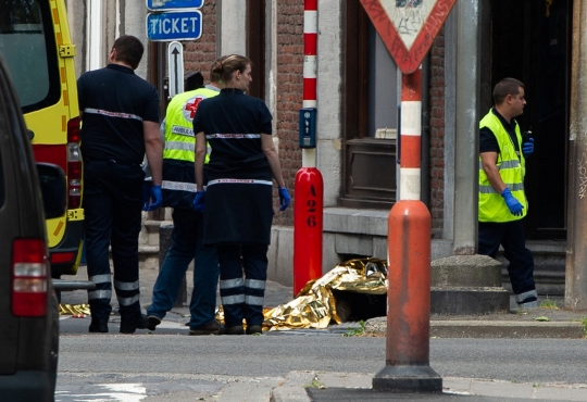 Penembakan terjadi di pusat kota Liege, dua polisi tewas