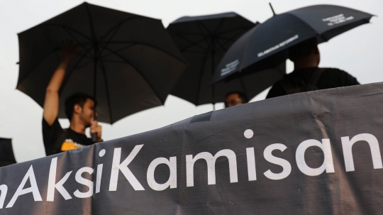 Aksi Kamisan ke 540, aktivis tuntut Jokowi tuntaskan kasus pelanggaran HAM