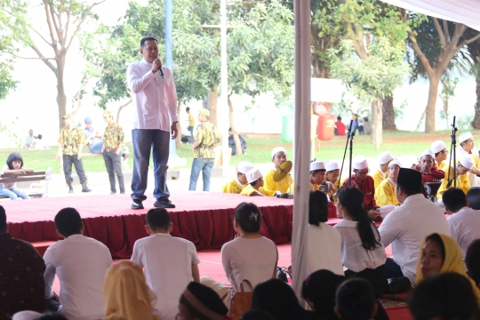 AMPG buka puasa bersama warga sekitar Waduk Pluit