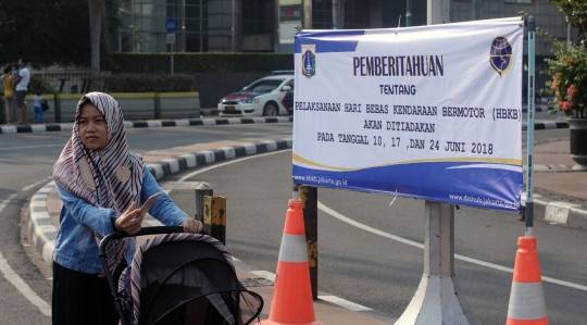 Sambut Lebaran 2018, Car Free Day ditiadakan tiga pekan