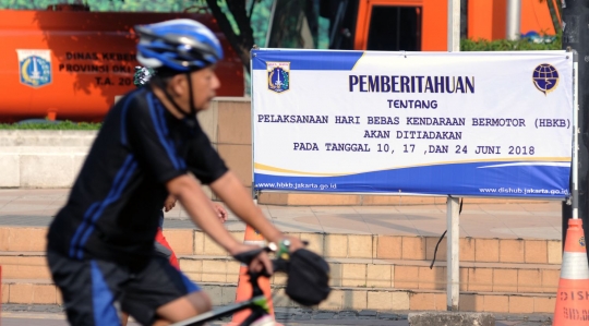 Sambut Lebaran 2018, Car Free Day ditiadakan tiga pekan