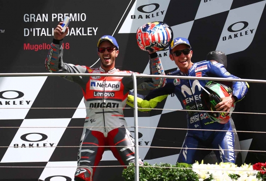 Taklukan Rossi di Mugello, Lorenzo juara MotoGP Italia