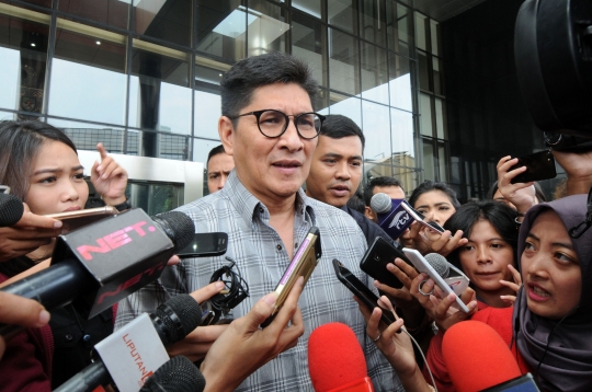 Mirwan Amir semringah usai diperiksa KPK