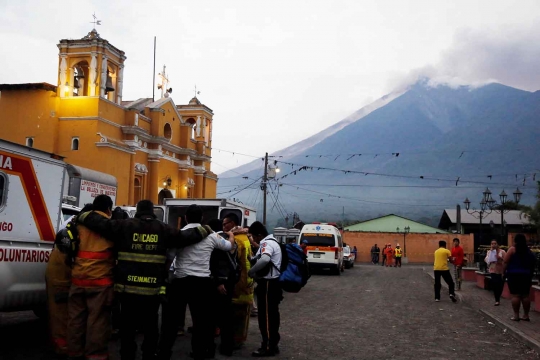 Gunung api di Guatemala meletus, 25 orang tewas 300 lebih luka-luka