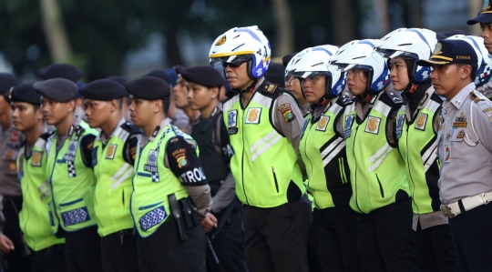 TNI hingga anjing pelacak dikerahkan dalam apel kesiapan Asian Games 2018