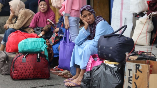 H-7 Lebaran, pemudik padati Terminal Kampung Rambutan