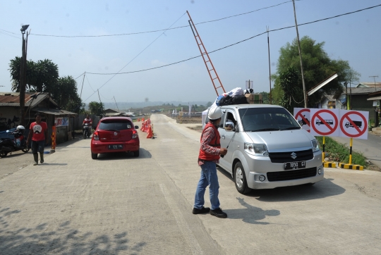 Jelang lebaran, arus mudik di Tol Bocimi masih sepi