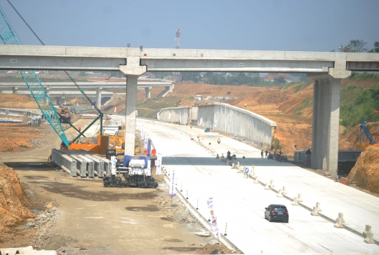 Jelang lebaran, arus mudik di Tol Bocimi masih sepi