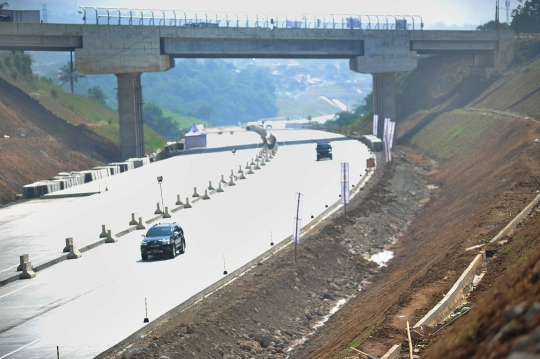 Jelang lebaran, arus mudik di Tol Bocimi masih sepi