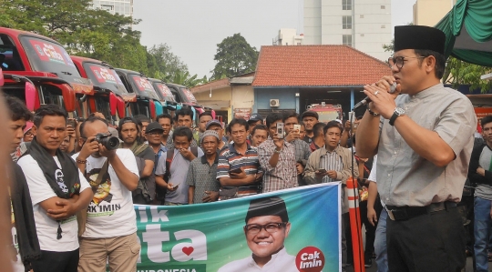 Muhaimin Iskandar lepas 1.100 peserta Mudik C1nta