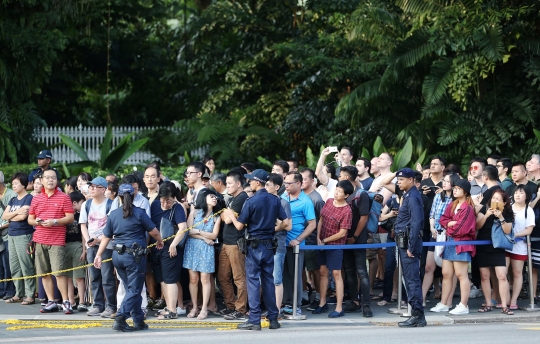 Antusiasme warga Singapura sambut Kim Jong-un