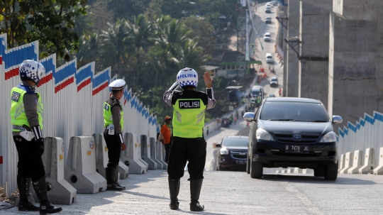 Pemudik wajib ekstra hati-hati melintasi tanjakan Kali Kenteng